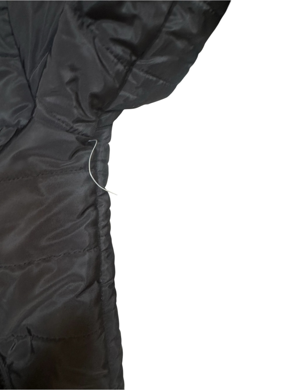 Ambiance Outerwear Black Puffer Jacket Faux Fur Hood Quilted NWOT Size S - Picture 10 of 12